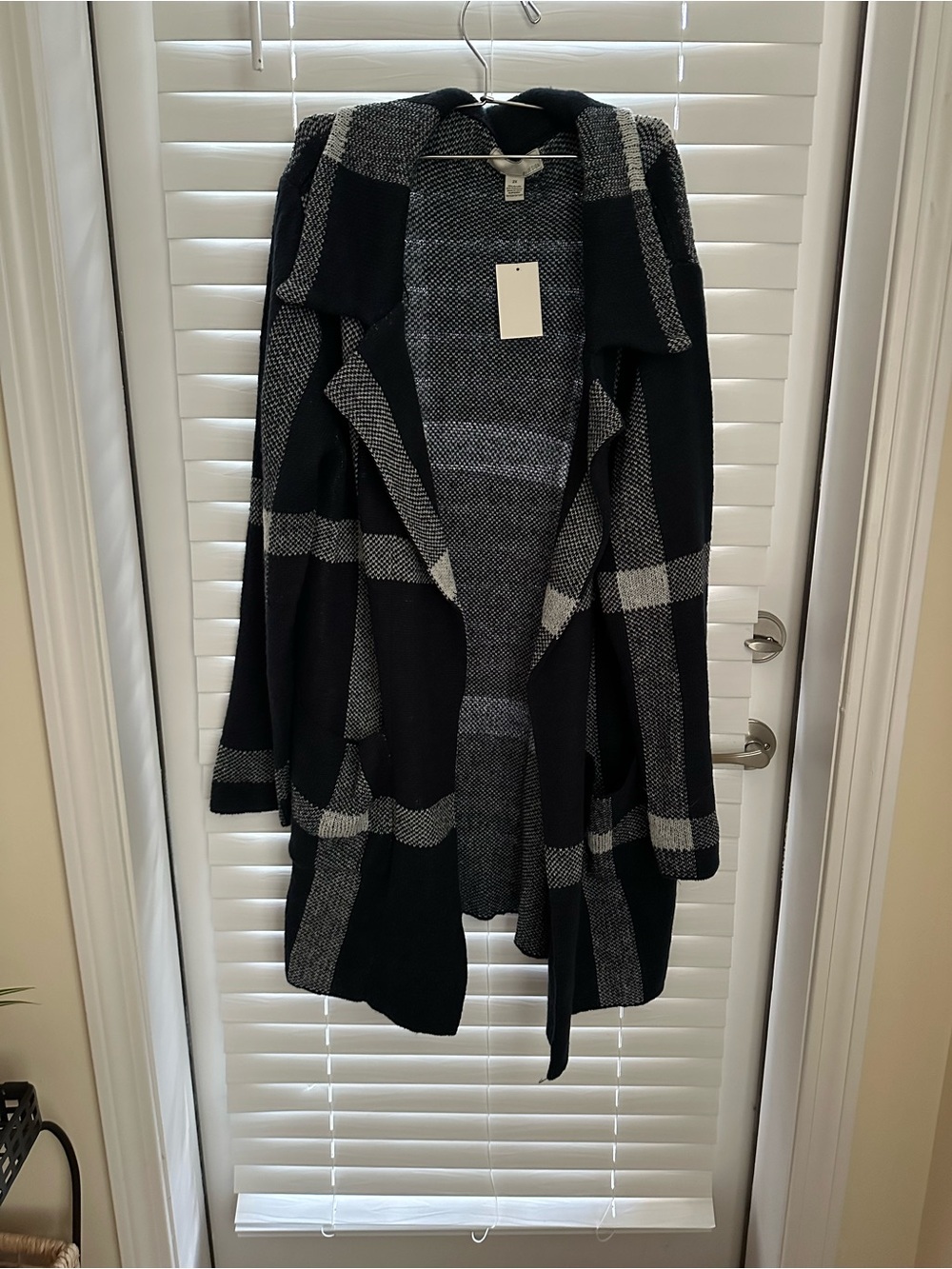 Nordstrom Rack Halona Navy Combo Knit Cardigan Jacket (2X)